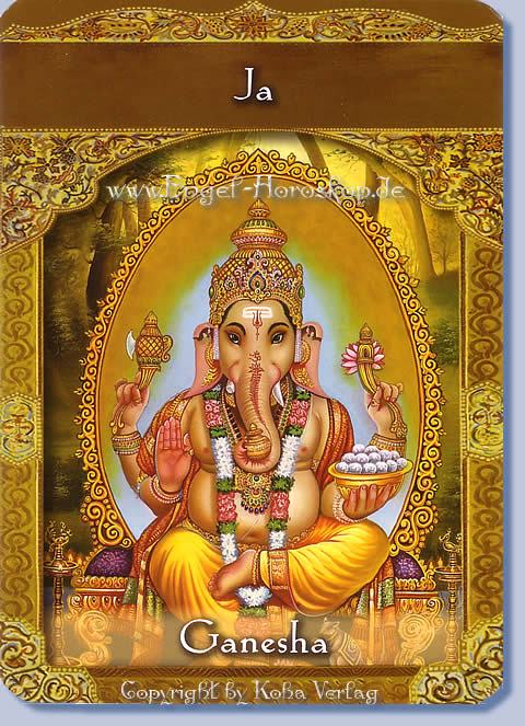 Ganesha, ja deine Tageskarte morgen