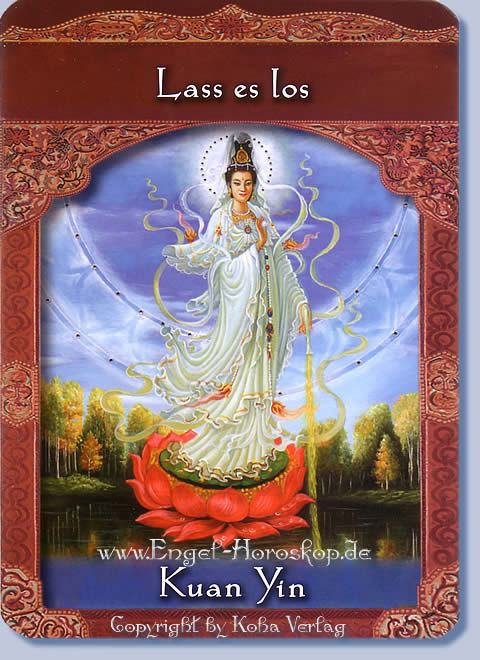 Kuan Yin, lass es los deine Tageskarte morgen