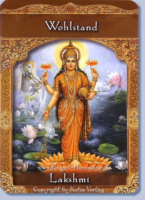 Lakshmi, Wohlstand deine Tageskarte morgen