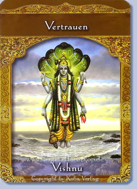 Vishnu, Vertrauen deine Tageskarte morgen